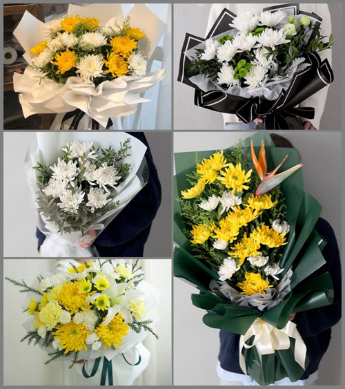 山西太原小店区西温庄乡西温庄村白事花束代送
